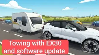 Буксировка Volvo EX30 ИСПРАВЛЕНА! Новые функции ACC и прицепа (ПО 1.17.1)
