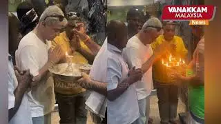 Actor Ajith visits Batu Caves, offers prayers to Lord Muruga