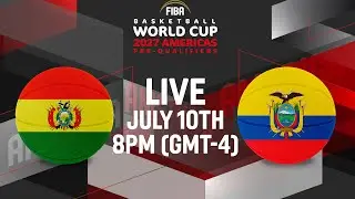 BOL v ECU | Full Basketball Game | FIBA Basketball World Cup 2027 South American Pre-Qualifiers 2024