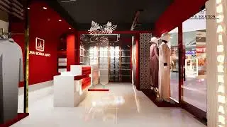 Dubai  Borka Mart 3D Design | 680 SQFT Luxury Islamic Fashion Showroom | Islampur | 2026