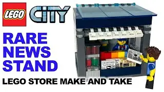 Редкий газетный киоск Lego &mdash; набор 5007867 из магазина Lego: &laquo;Сделай и забери&raquo;
