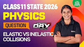 📑Question Of The Day❓Elastic vs Inelastic Collisions | Class 11 Physics | Xylem State 11 & 12 Tamil