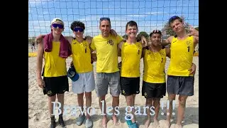 Tour 2. Coupe de France de Beach Volley. M18G. Nîmes. 18 mai 2025.