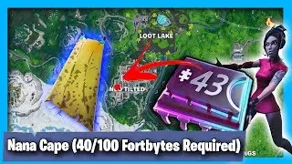 Fotbyte 43: Accessible by wearing the Nana Cape Back Bling inside a Banana Stand