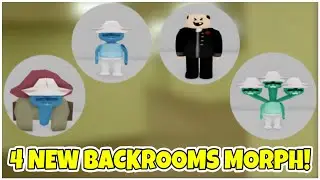 UPDATE 385 👒 How to get ALL 4 NEW BACKROOMS MORPHS! (SMURF CAT) - Roblox