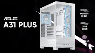ASUS A31 PLUS: Dise&ntilde;o panor&aacute;mico y ARGB &iexcl;Elecci&oacute;n ideal!