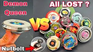 Demon Queen Vs All Strongest Handmade Beyblades | Total Dominate🥶| IB By Sunil