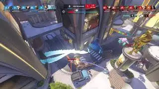 Overwatch Dogchamp Team 1 VS Team 2 Numbani