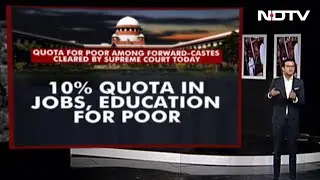 10% Quota For Poor (EWS) Cleared By Supreme Court | The News
