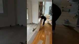 DIY Floating Floor Installation Time Lapse Progress