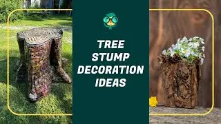 How to Decorate Tree Stumps | Tree Stump Decoration Ideas | DIY Projects | Creative Tree Stump Ideas