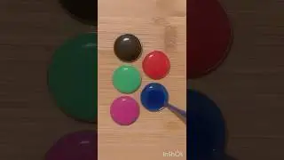 Mixing paint colors artwork