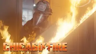 Burning roof collapses on a firefighter during risky intervention | Chicago Fire