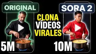 La IA para CLONAR V&iacute;deos VIRALES TOP! Sora 2 + Topview AI