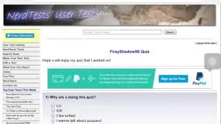 FireyShadow56 | This quiz was to easy for me