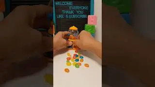 JELLY BEANS YUMMY FRUITY #satisfying #sounds #viralshorts #trendingshorts #colorful #fun