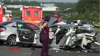 2011-09-10 Massenunfall auf der Autobahn 1 bei L&uuml;ttringhausen