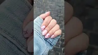 pink sparkle nails 💖 *effortless* #diymanicure #athomemanicure #pinknails #sparklenails