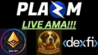 PLAZM & Bernard Bonds LIVE AMA With AJ From EMP FortuneFi Jackpot  DexFi EarnFi Bitnest PACA Finance