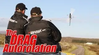 Helicopter used as KITE - infinite autorotation from car rooftop