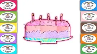 How to Draw CAKE for Kids and Beginners