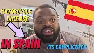 MILITARY SHOULD LOOK OUT FOR THIS IN SPAIN 🇪🇸 || (GETTING MOTORCYCLE LICENSE)