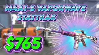 OPENING NEW CS2 GALLERY CASES | M4A1-S VAPORWAVE STATTRAK DROP REACTION