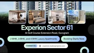 Experion Sector 61 Luxury Apartments For Sale In Gurgaon