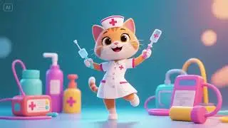 Nurse Kitty&rsquo;s Checkup Dance | Nursery Rhymes & Kids Songs 🐱🩺💃