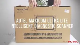 Unboxing Autel MaxiCOM Ultra Lite and Functions Display
