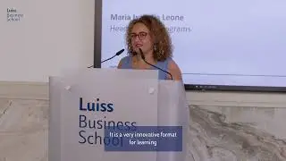 Luiss Business School MBA International Week 2025 | Enrico Galasso and Maria Isabella Leone