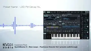 New Loops Psytrance Sounds Volume 1 for SynthMaster 3 audio demo