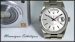 Rolex Day-Date 18239 (1998) Silver Dial, Box & Papers !