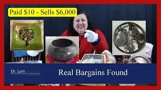 Real Bargains Found in Goodwill Haul & Jewelry Bag | Murano Glass, Pottery, Silver by Dr. Lori