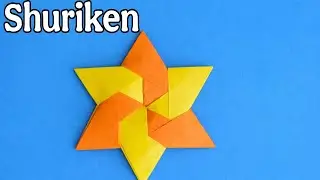 DIY-How to make an amazing Paper ninja Shuriken