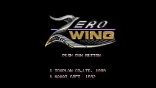 ゼロウイング (ZERO WING). [PC Engine Super CD]. (1992 - TOAPLAN). 1CC. 60Fps.