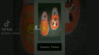 Custom shoes 👟 looney tunes 🐥