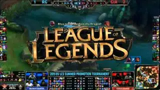 GIA vs RG Game 4 - League Of Legends EU LCS Summer 2015 Promotion Tournament
