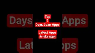 Top 7 Days Loan Apps 2026 ✅ Take Loan Don't Repay 😁 #7daysloan #loanapps