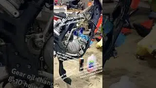 50hr Tpi bike maintenance. Keep those bikes running healthy! #maintenance #dirtbike #150cc #ktm