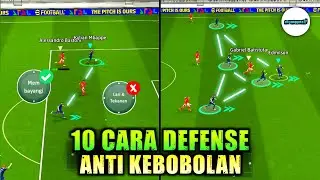 LENGKAP! 10 CARA DEFENSE ALA PRO PLAYER ANTI KEBOBOLAN TERBARU! EFOOTBALL 2025 MOBILE