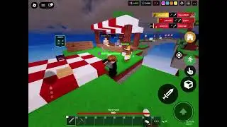Playing bed wars 