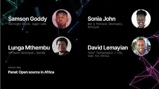 Panel: Open source in Africa - GitHub Universe 2019