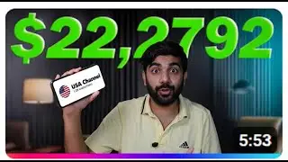 How much USA based Youtube channel Earn | CPM, CTR, RPM for begineers #sanjeevmalik