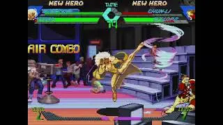 X-Men vs. Street Fighter - Wolverine, Storm vs. Chun-Li, Cyclops 2