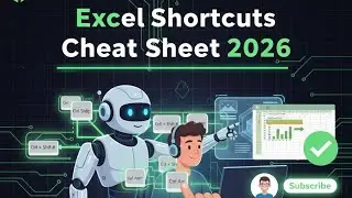 Excel Shortcuts A to Z 🔥 Beginner to Pro | All Excel Versions (Updated 2026)