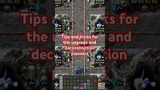 Tips and Tricks for the Upgrade and Decon Planner #factorio  #factorioguide #factoriotutorial
