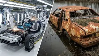 ASMR Rusting Process | How Cars End After Factory Life | Restoring 