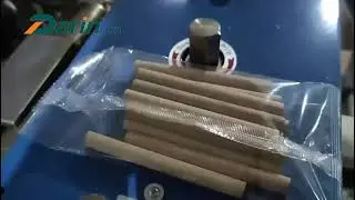 How to pack dog chewing stick/Disk Type Packing Machine for Meat Strip/Chewing Stick Packing Machine