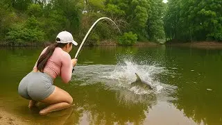 Float Fishing Frenzy 🎣 Catching Carp & Catfish ASMR, No Talking - Hana Fishing